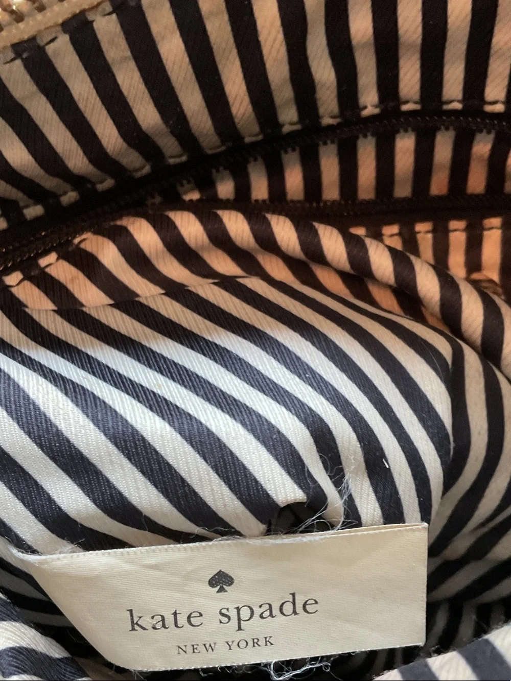 kate spade Cream Pebbled Leather Crossbody Bag